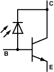 Ersatzschaltung des Fototransistors