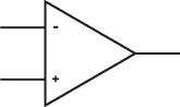 Schaltzeichen Operationsverstärker nach DIN 40900 T.10 (veraltet)