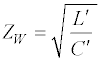 Formel zur Berechnung des Wellenwiderstandes