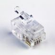 Western-Modular-Stecker RJ10 4P4C