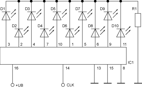 10-Kanal-Lauflicht