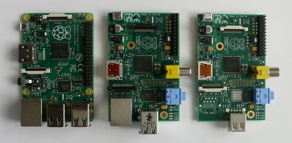 Raspberr Pi Modell A / B / B+