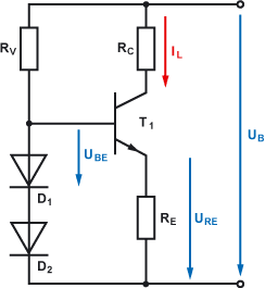 Transisor als Konstant-Stromquelle