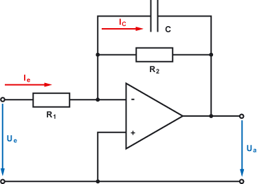 Schaltung des Integrators